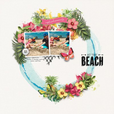 at the beach
