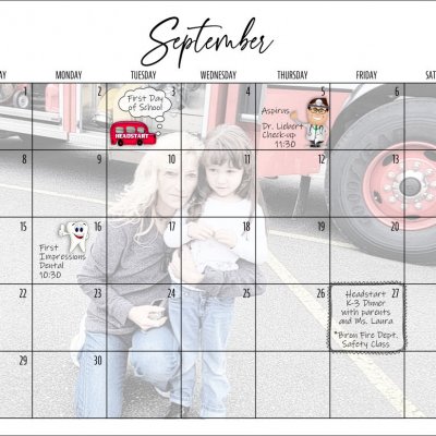SEPTEMBER CALENDAR