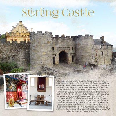 Stirling Castle Left Page