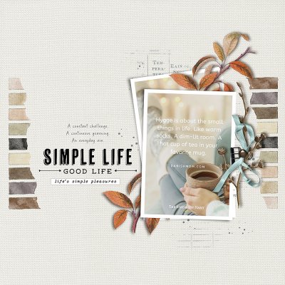 Simple Life (Get Inspired Challenge: Oct 2023)