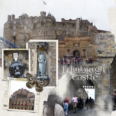 Edinburgh Castle Left Page