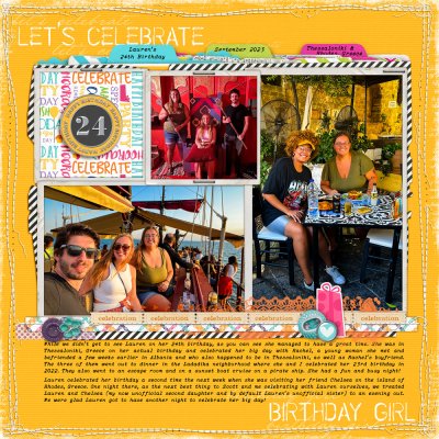Let's Celebrate - Lauren's b/d in Greece