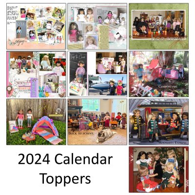 2024 Calendar toppers