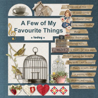Get Inspired Challenge: Book Cover - Favourite Things