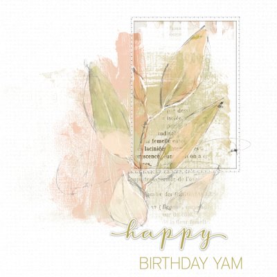 happy birthday yam