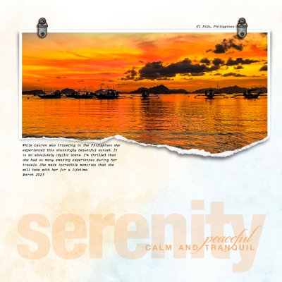 2/3 SSL - Serenity (El Nido, Philippines)