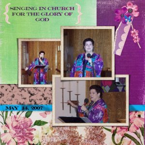 SINGING IN CHURCH