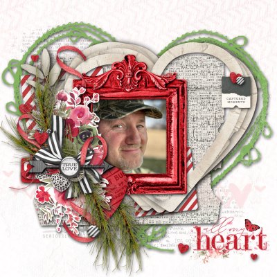 All My Heart - February Layer It On Challenge
