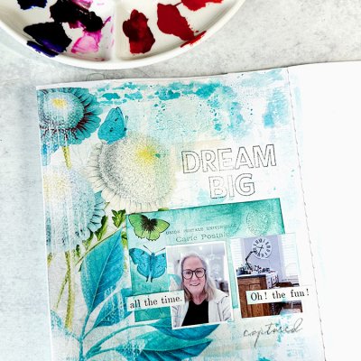 Dream Big Hybrid Journal Page