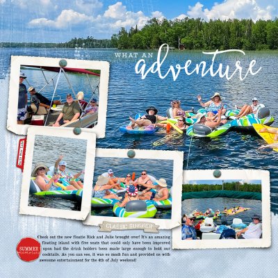 Floating on the Lake - LEFT SIDE