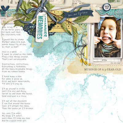 MUSINGS OF A 3-YEAR-OLD