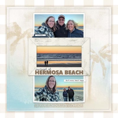 Sunset at Hermosa Beach