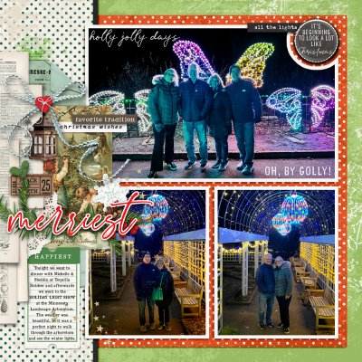 Merriest - Holiday Lights - LEFT SIDE