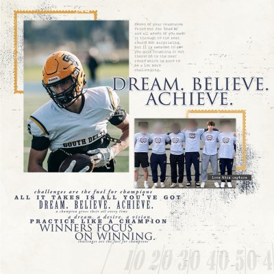 Dream Believe Achieve