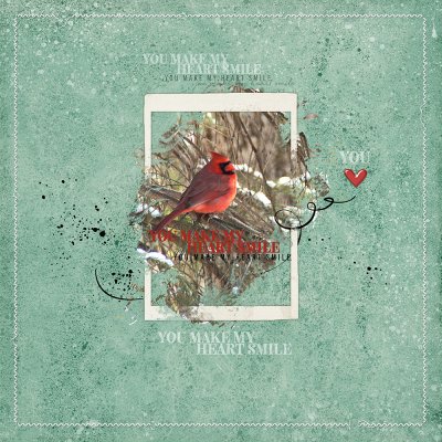 Cardinal in Winter