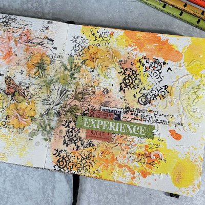 Art Journaling with Floral Refresh