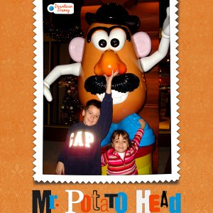 Mr. Potato Head at Downtown Disney
