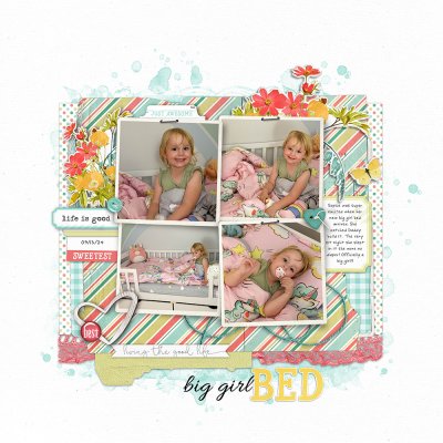 Big gir bed (April Kit centric)