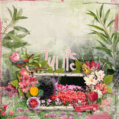 Graphic Challenge - Flowers and Birdhouse! - April 23