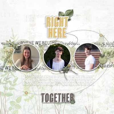 Right here together - Template Challenge