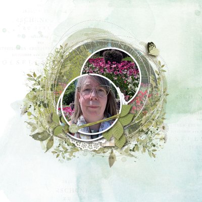 Template Mashup - Circles and Lush Greenery - May 6