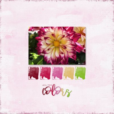 Color Palette Dalhia