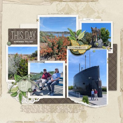 Walk to the USS Triton Sail