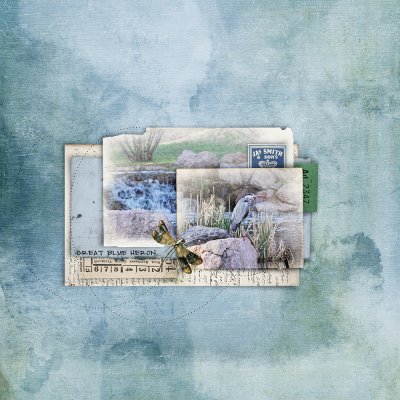 Let's Blend Challenge - Great Blue Heron
