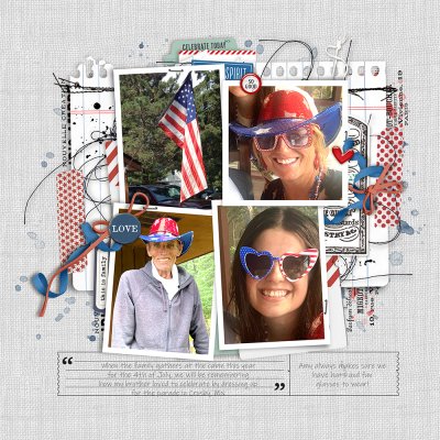 Dressing up for the 4th