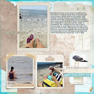 Beach Day July Color Challenge
