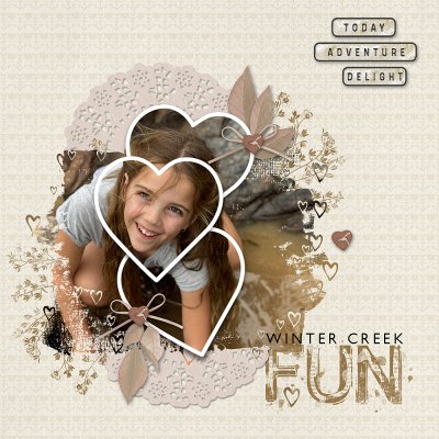 Challenge of the Month: Shapes - Winter Creek Fun
