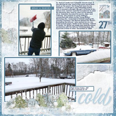 Dec 27 2025 Cold, Snow, & BLEND CHALLENGE