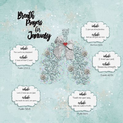 Breath Prayers for January