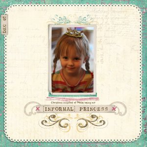 {informal} Princess