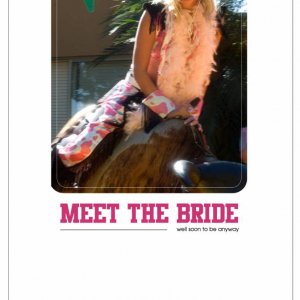 so .... meet the bride