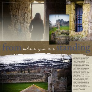 From where you are standing...