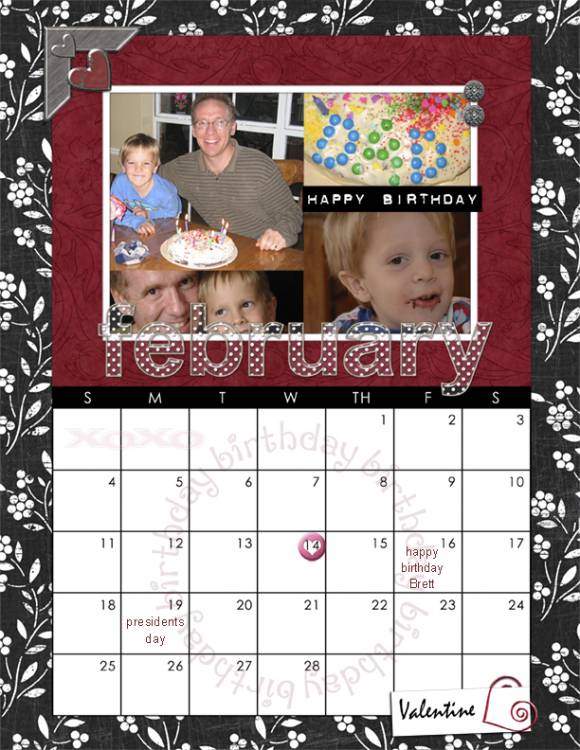 Calendar - Feb