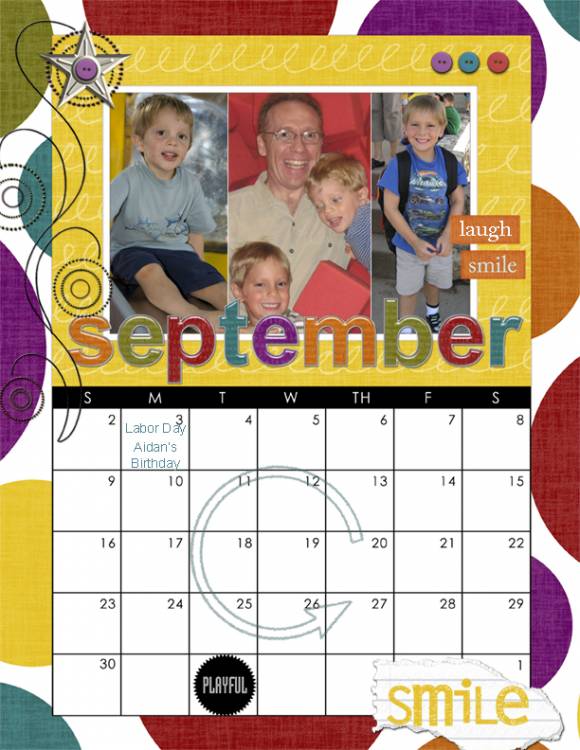 Calendar - Sept