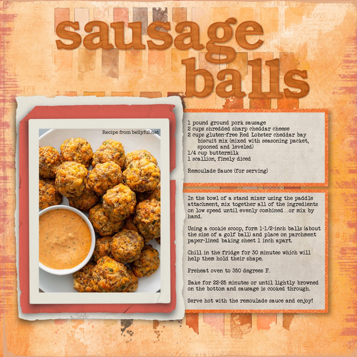 Recipe ~ Sausage Balls