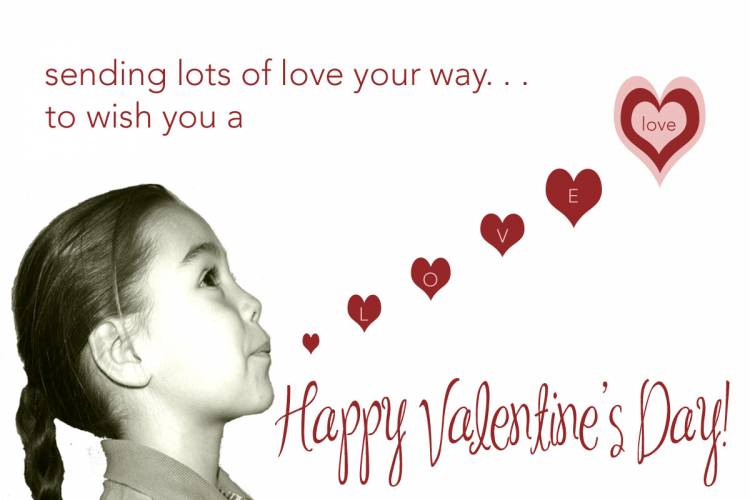 sending love valentine