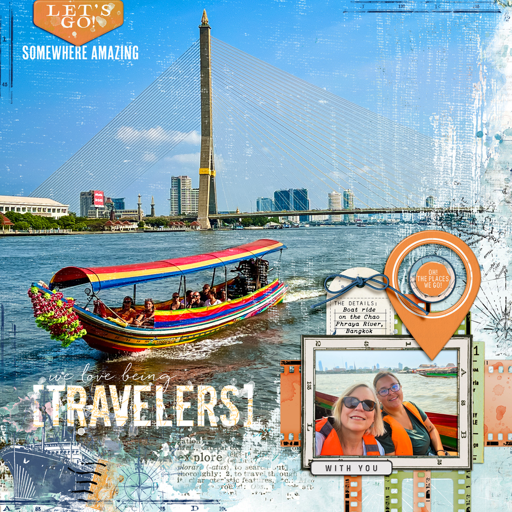 We Love Being Travelers - Bangkok - Boat ride on the Chao Phraya River (LEFT SIDE)