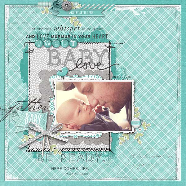 My Baby Boy Paper Pack - Katie Pertiet Designs