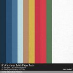 Its Christmas Solids Paper Pack - Katie Pertiet Designs