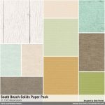 South Beach Solids Paper Pack - Katie Pertiet Designs