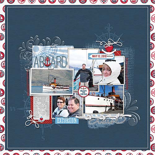 Digital Scrapbooking Kits  Anchors Away Word Art-(Kathryn