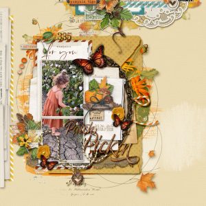 KPD Fall Scrapbook Page