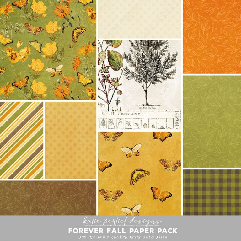 Forever Fall Paper Pack - Katie Pertiet Designs