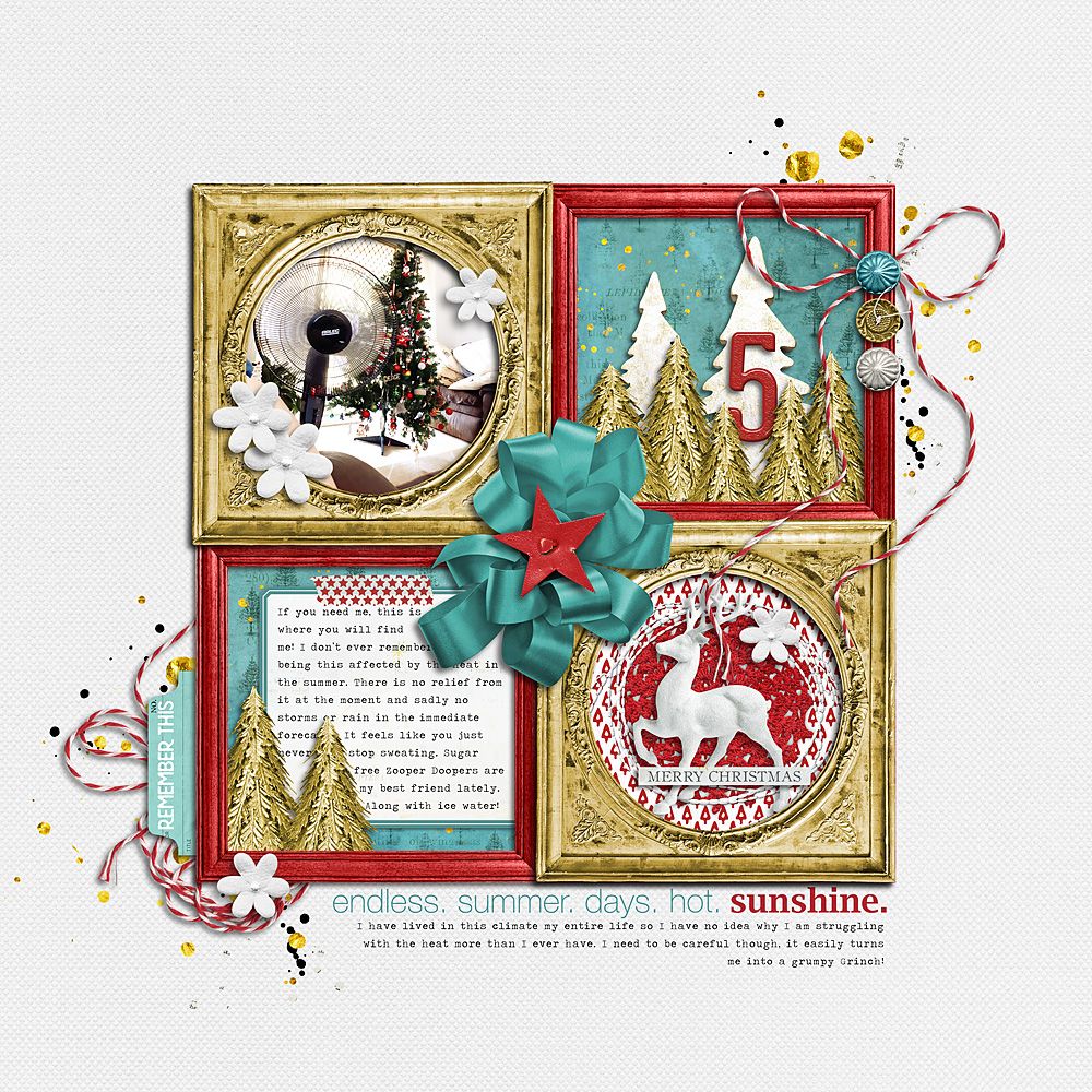 Rustique Noel Scrapbook Kit - Katie Pertiet Designs