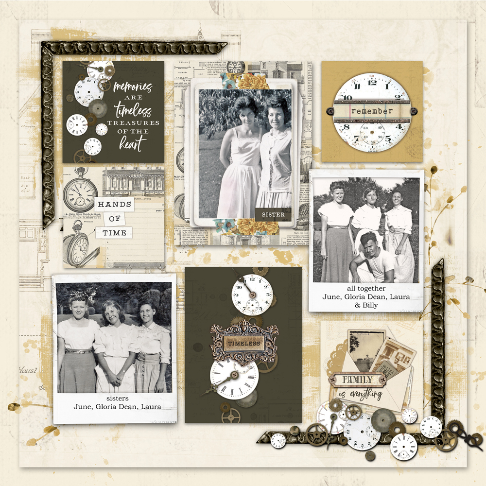 Ancestry Scrapbook Kit - Katie Pertiet Designs