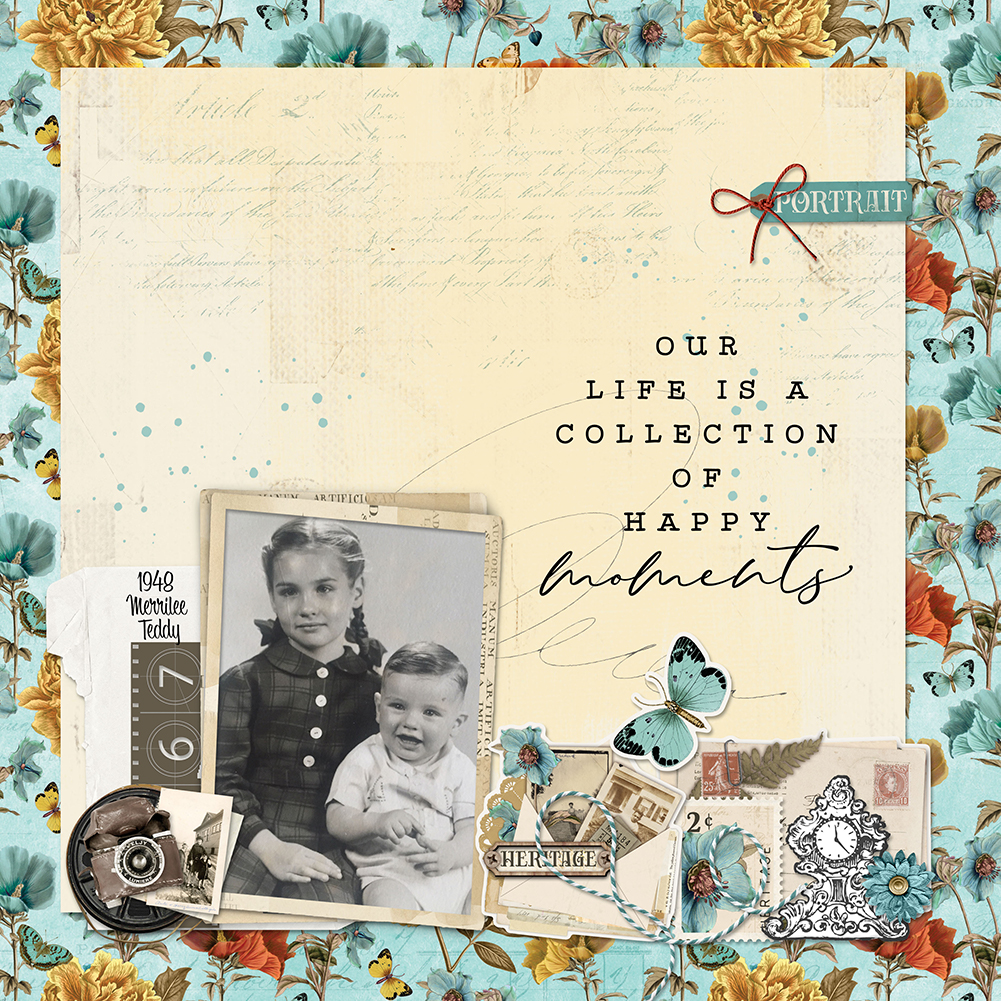 Curated Studio Mix Scrapbooking Kit 10 - Katie Pertiet Designs